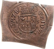 1⁄12 Thaler - Frederick William (Klippe; Copper pattern strike) – Vorderseite