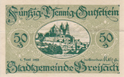 50 pfennig – avers