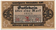 One Mark (Hafenbetriebsverein) – avers