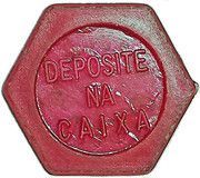 Token - Viação Verdun S.A. (hexagonal) – реверс