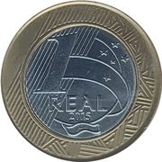 1 real (Jeux olympiques, Rio 2016 - Voile) - revers