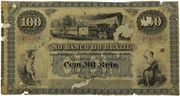 100 Mil Réis (Banco do Brazil; reissue) – аверс