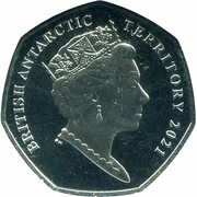 50 Pence - Elizabeth II (HMS Terror) – dritto