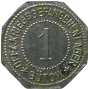 1 Pfennig - Bütow (Offz. Kriegsgefangenenlager) – voorzijde