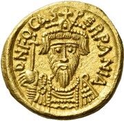 Solidus - Phocas (VICTORIA AVGG; Carthage) -  voorzijde