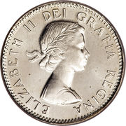 10 Cents - Elizabeth II (1st portrait) - anverso