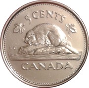 5 Cents - Elizabeth II (Golden Jubilee) – Rückseite