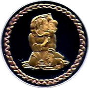 3 Dollars - Elizabeth II (Family Scene) – Rückseite