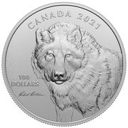 100 dollars - Élisabeth II (Wolf Sketch) -  avers