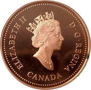 1 Cent - Elizabeth II (Royal Canadian Mint, Mirror finish) – Vorderseite