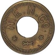 Token - 5 Cents (N.E.N. Co.) – Vorderseite