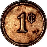 1 Cent - Play Money – Vorderseite