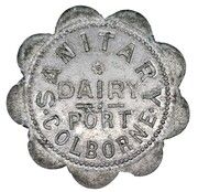 5¢ With Bottle - Sanitary Dairy (Port Colborne, Ontario) – Vorderseite