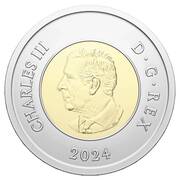 2 Dollars ‐ Charles III (Royal Canadian Air Force; Colourized) - anverso