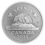 5 Cents - Charles III (Beaver) -  voorzijde