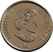 25 Cents - Elizabeth II (Hope for a Green Future; colored) - anverso