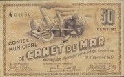 50 Céntimos (Canet de Mar) – dritto