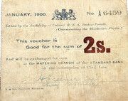 2 Shillings (Siege of Mafeking) – avers