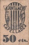 50 Céntimos (Capellades) – avers