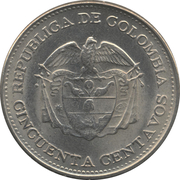 50 Centavos - achterkant