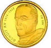 100 Francs CFA (Benedict XV) – reverso