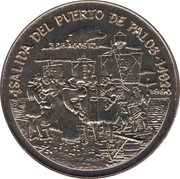 1 peso (Sortie du Port de Bois) -  avers