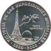 1 Peso (Expo 2000 - Paris) -  avers