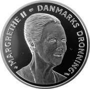 500 Kroner - Margrethe II (75th Birthday) – anverso