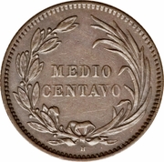 ½ centavo -  avers