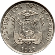 2½ Centavos – voorzijde