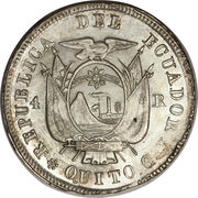 4 Reales – voorzijde