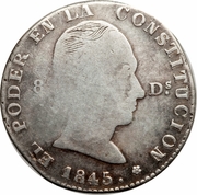 4 Reales – achterkant