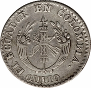 2 Reales – voorzijde