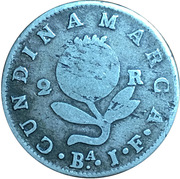 2 Reales (Countermarked Coinage) – achterkant