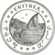 10 dollars (Colobe d'Abyssinie) – avers
