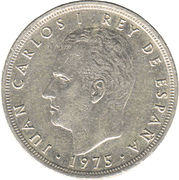 5 Pesetas - Juan Carlos I - аверс