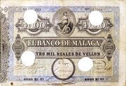 4000 Reales de Vellón (Banco de Málaga) – аверс