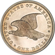 1 Dollar "Gobrecht Dollar" – rovescio