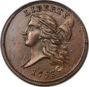 ½ Cent – аверс