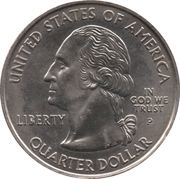 ¼ Dollar "Washington Quarter" (Indiana) - anverso