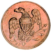 Civil War Merchant Token - M.F. Beirn, Magnolia Hotel (Philadelphia, PA) – rovescio
