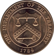 Medal - Denver Mint (Department of the Treasury; 34 mm) -  avers