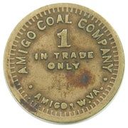 1 Cent - Amigo Coal Company (Amigo, West Virginia) – аверс