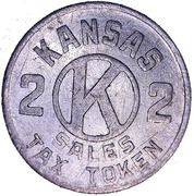2 Mills - Sales Tax Token (Kansas) – аверс