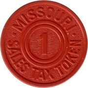 1 Mill - Sales Tax Token (Missouri) – реверс