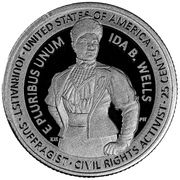 ¼ Dollar "Washington Quarter" (Ida B. Wells) – реверс