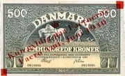 500 Kroner (Heilmann type I and II; overprint) – anverso