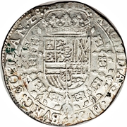 1 Patagon - Charles II (Type 1) – reverso