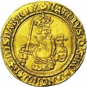 1 Gold Real - Charles V – anverso