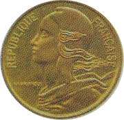 5 centimes Marianne (Essai en or) – avers